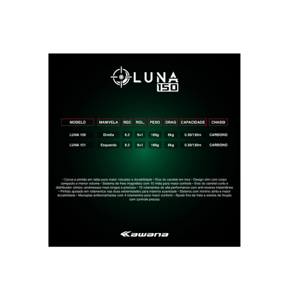 CARRETILHA LUNA 150/151