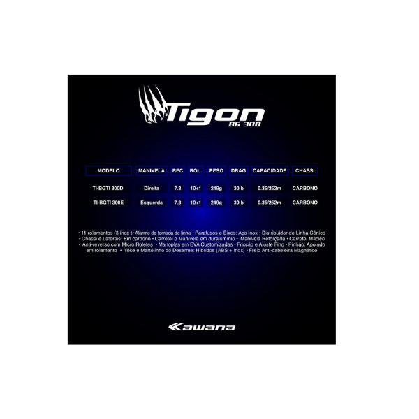 CARRETILHA TIGON BG 300